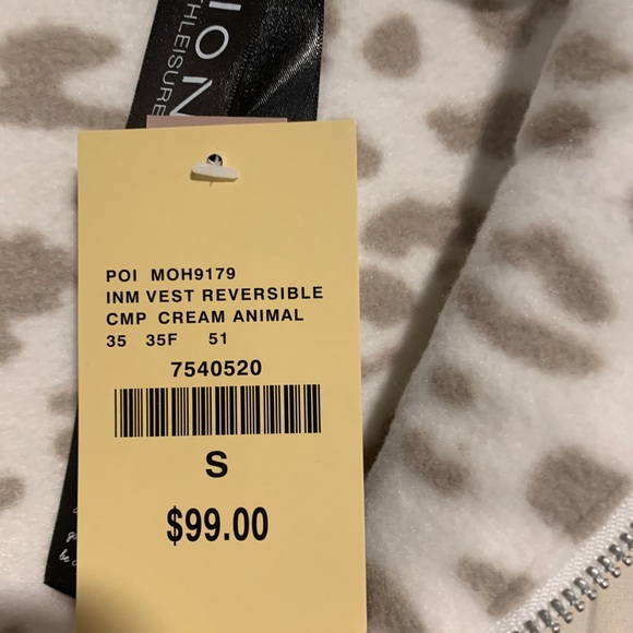 NWT-Motion, Beige, Leopard, Vest - Picture 5 of 15